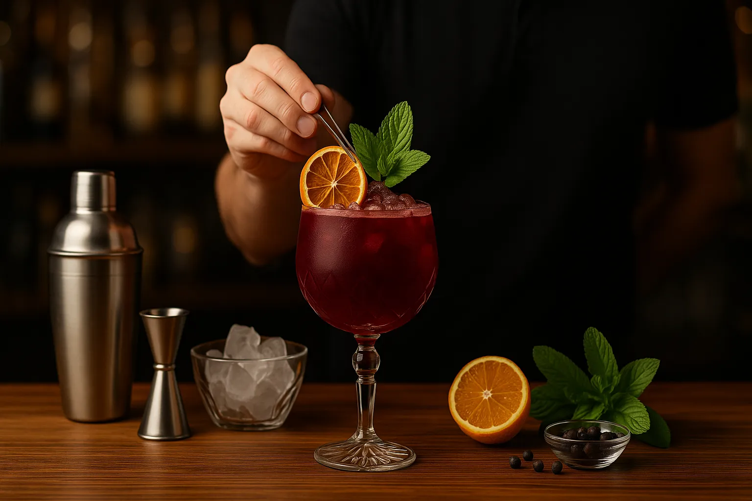 Berry Tonic servi très frais