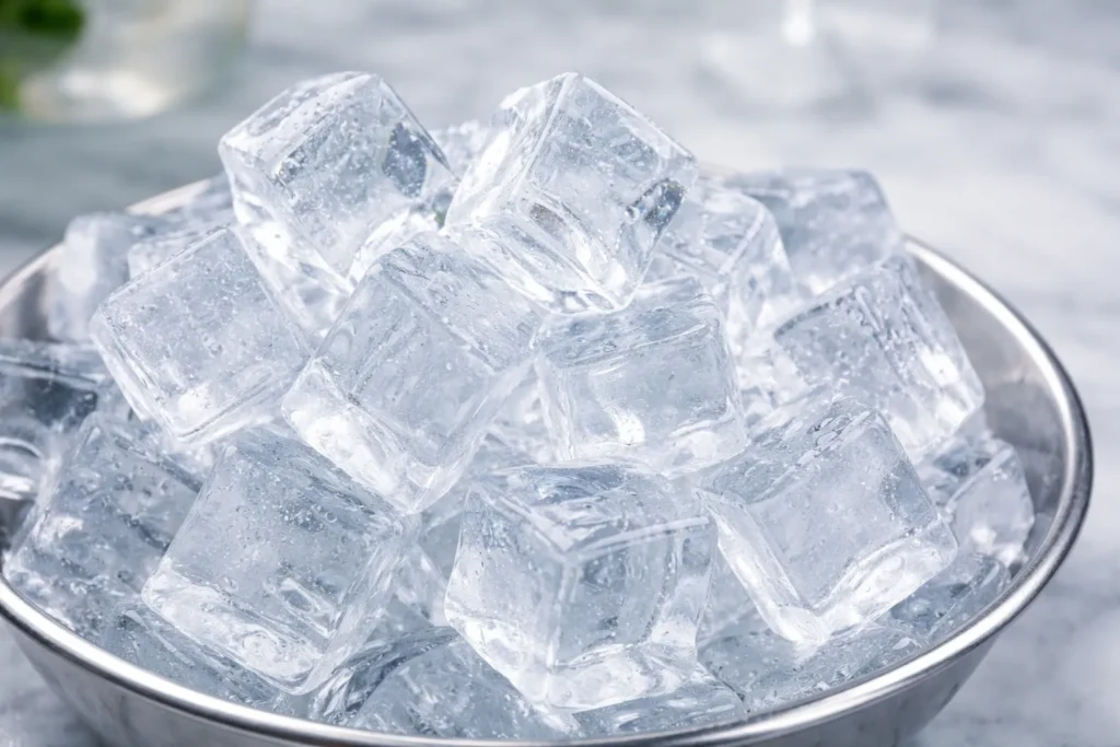 glaçons cocktails bannière de l'article