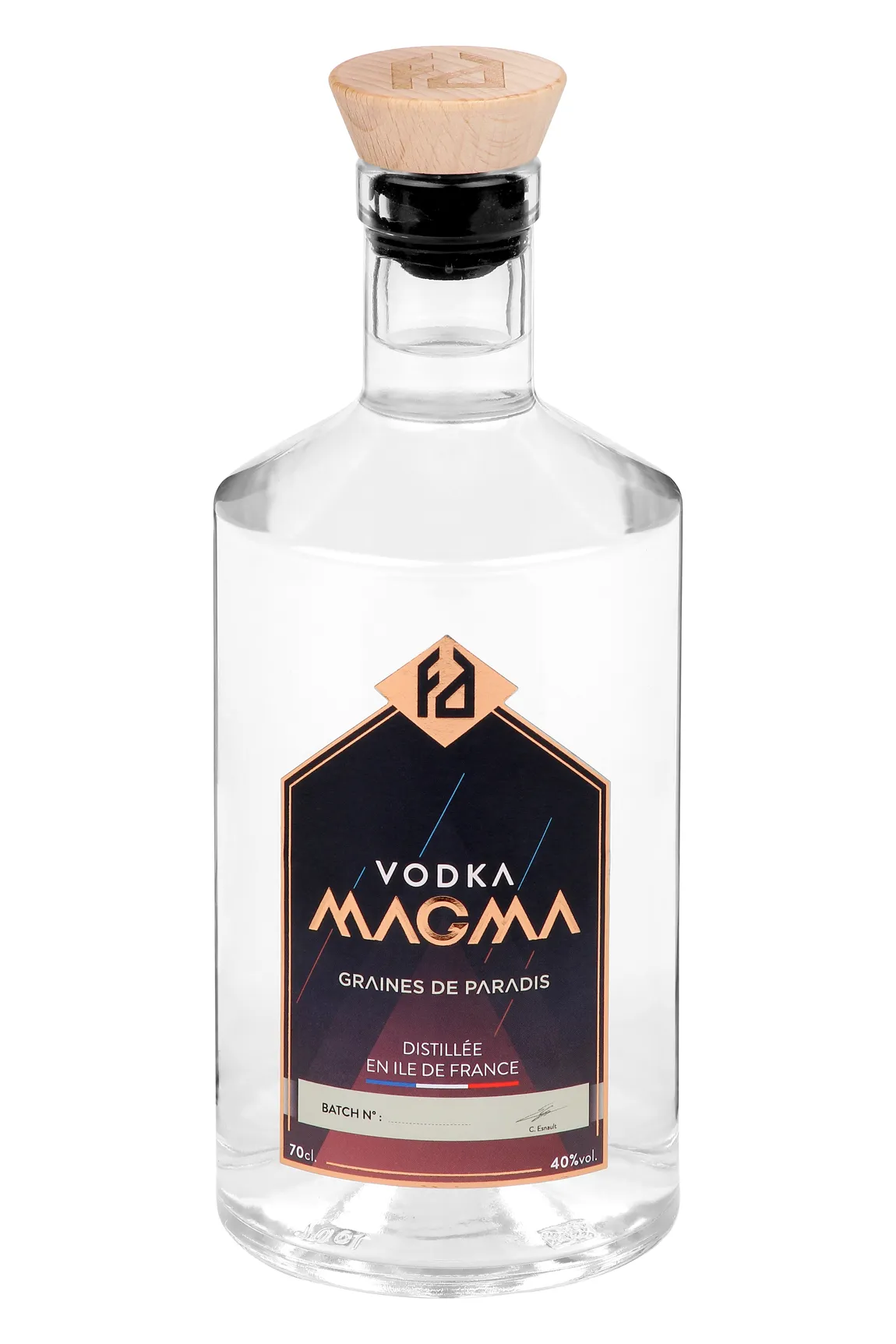 Purée de myrtille utilisée dans un cocktail