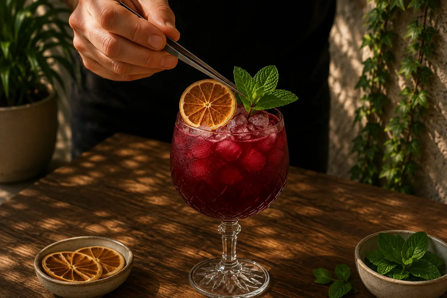 Berry Tonic servi très frais