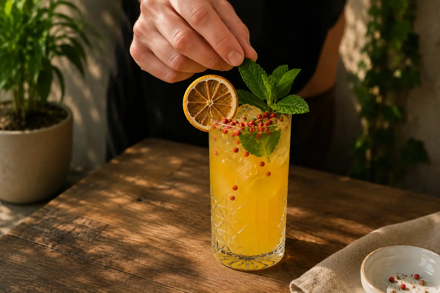 Berry Tonic servi très frais