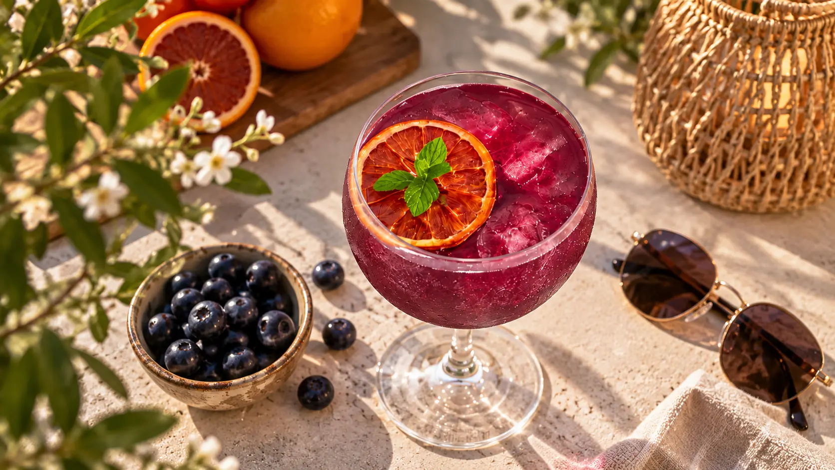 Cocktail Berry Tonic à la myrtille pour un apéro de fin d'été